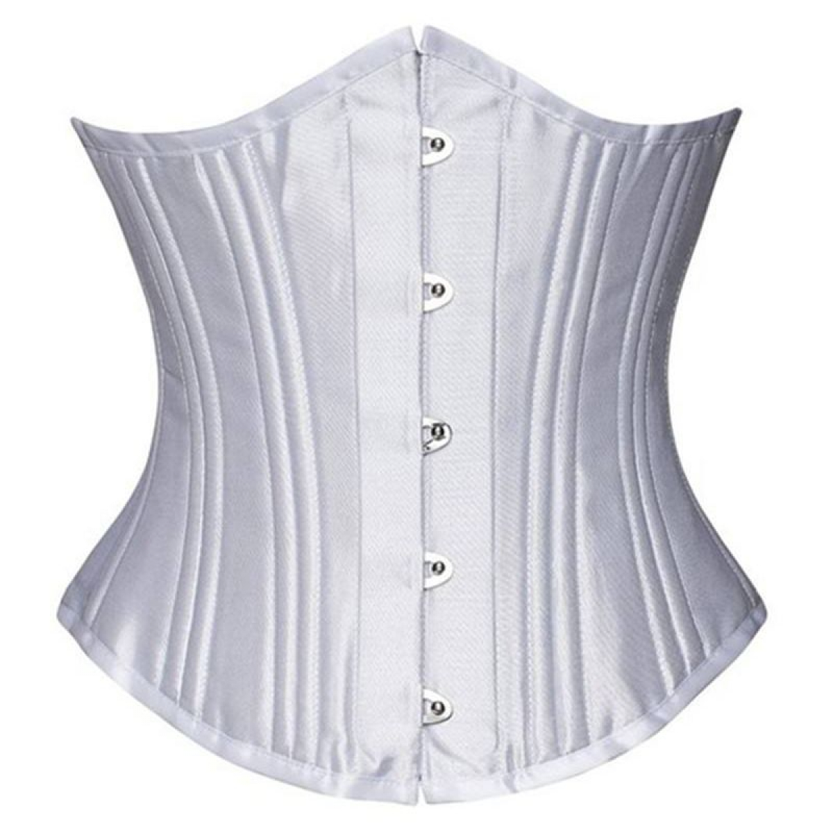 schuld optocht Minimaliseren Wit waisttrain corset met 24 stalen baleinen | Ladywear Exclusieve Lingerie