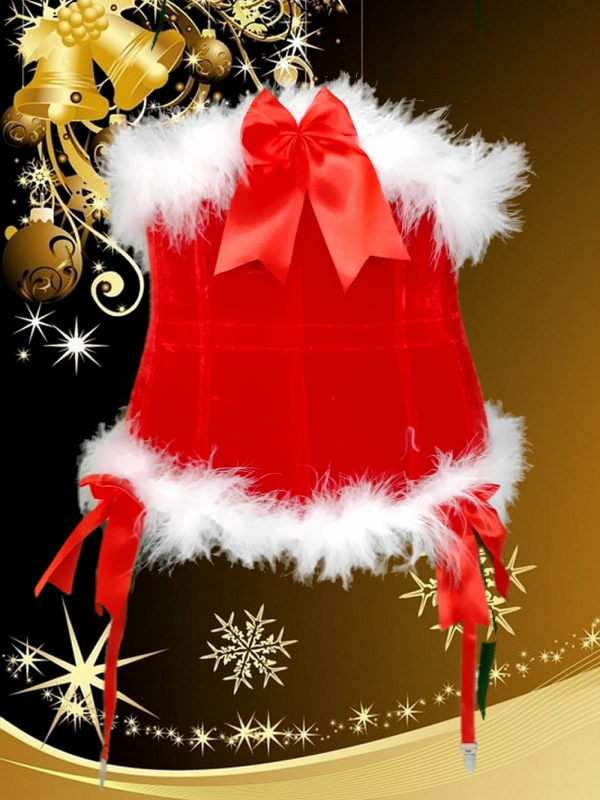 Pasen Zich afvragen Verval Kerst Corset met string | Ladywear Exclusieve Lingerie